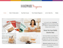 Tablet Screenshot of handmademagazine.com